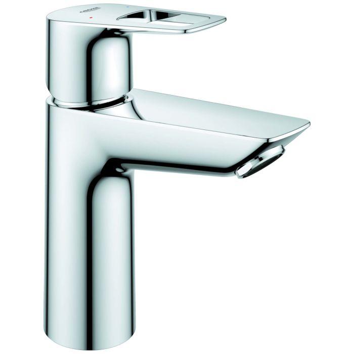 Grohe BauLoop Waschtischarmatur 23917001 1/2", M-Size, ohne Ablaufgarnitur, mit Temperaturbegrenzer, chrom