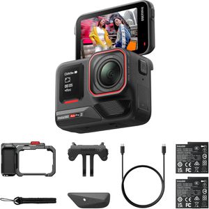 Insta360 Ace Pro 2 Dual Battery Xplorer Bundle Action-Cam, wasserdicht bis 12m, 8K/30fps, 50MP, 157° Ultraweitwinkel