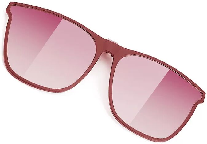 INF Lunettes de soleil à clipser - pour montures de lunettes Rose + gris