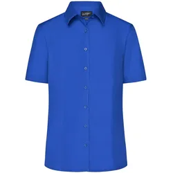 Damen Business-Bluse kurzarm "JN643" - M - royal