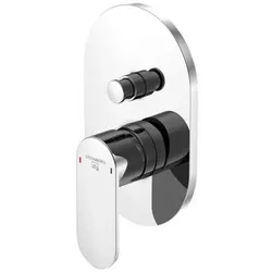 Steinberg Fertigmontageset für Wanne/Brause-Einhebelmischer, chrom