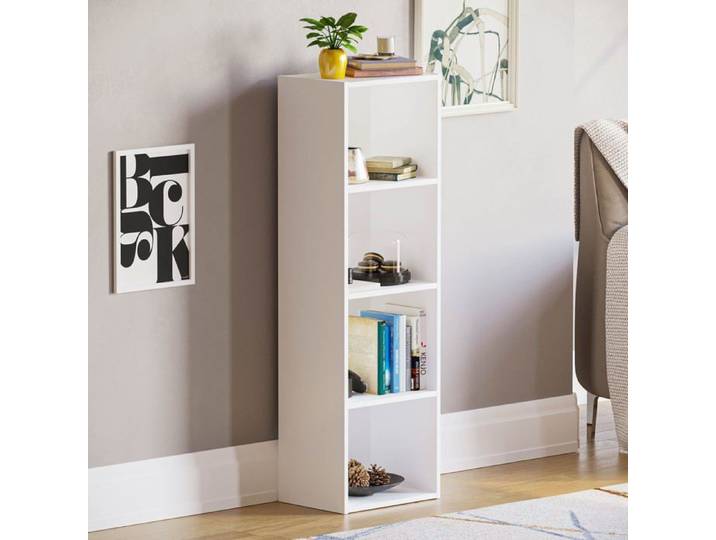 Étagère à cubes - Oxford - 4 niveaux - Blanc - Rangement moderne et élégant