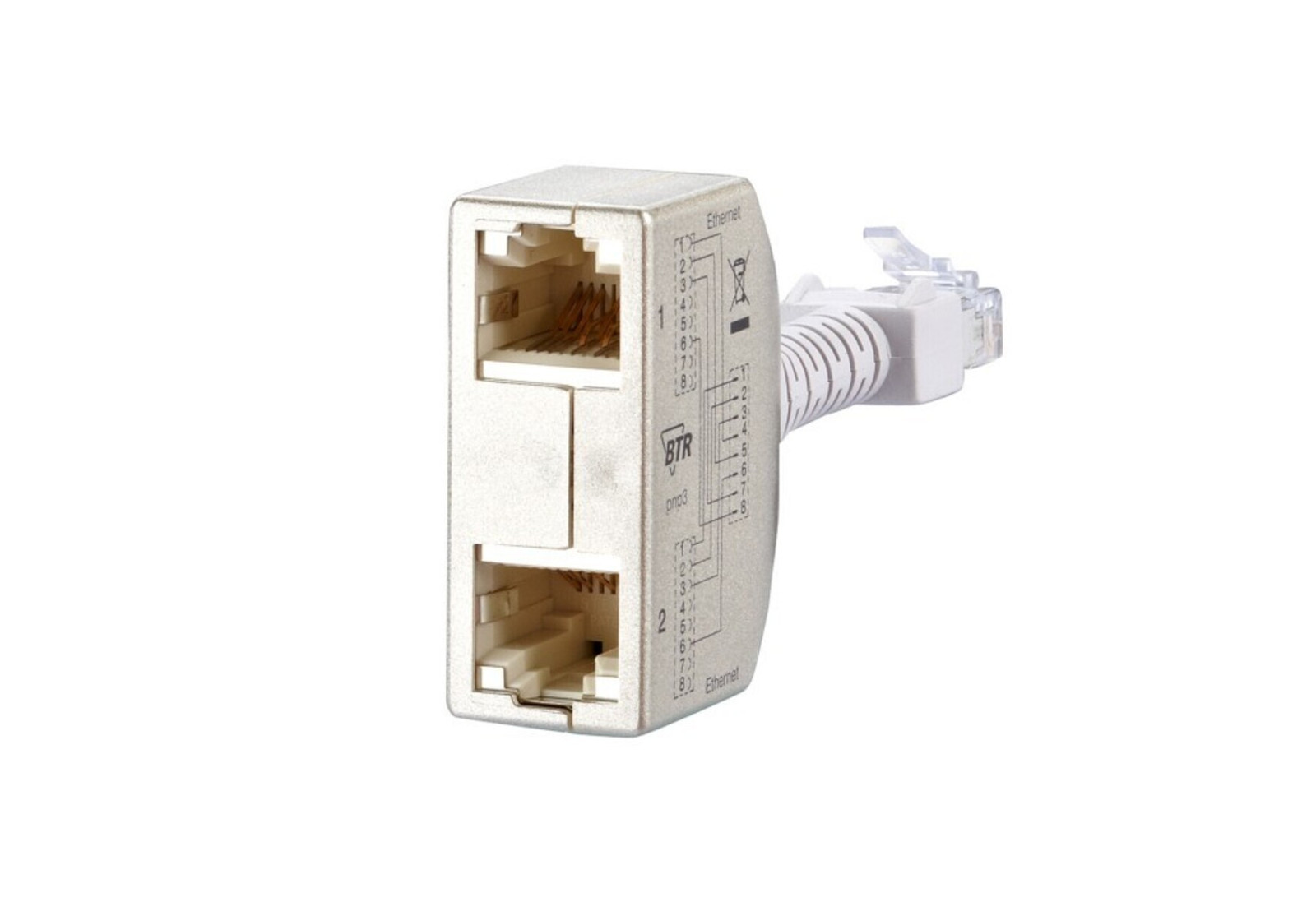 Metz Connect Btr Kabelverdelingsadapter Plug & Play 3x Ethernet