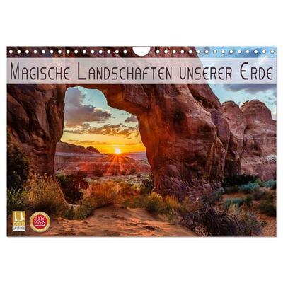 Magische Landschaften unserer Erde (Wandkalender 2026 DIN A4 quer), CALVENDO Monatskalender