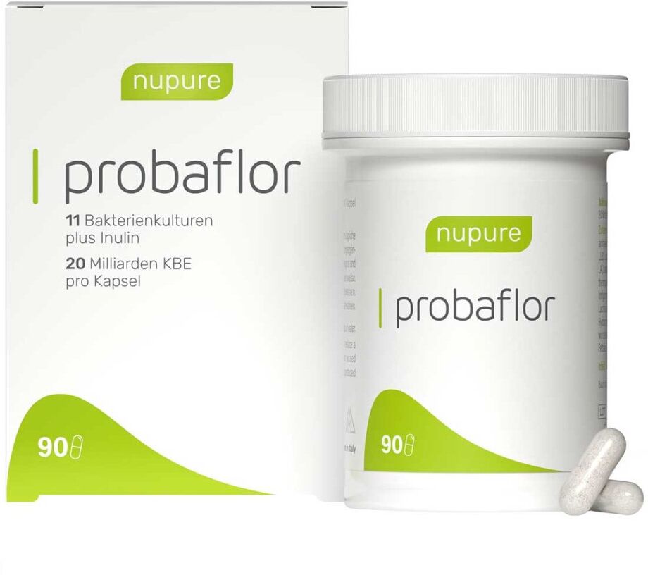 Nupure probaflor Probiotikum magensaftresistent Kapseln 90stk