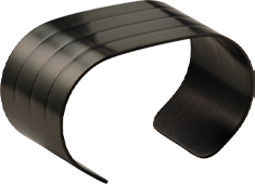 Aida Raw Servietring 4-Pak - Mat Sort