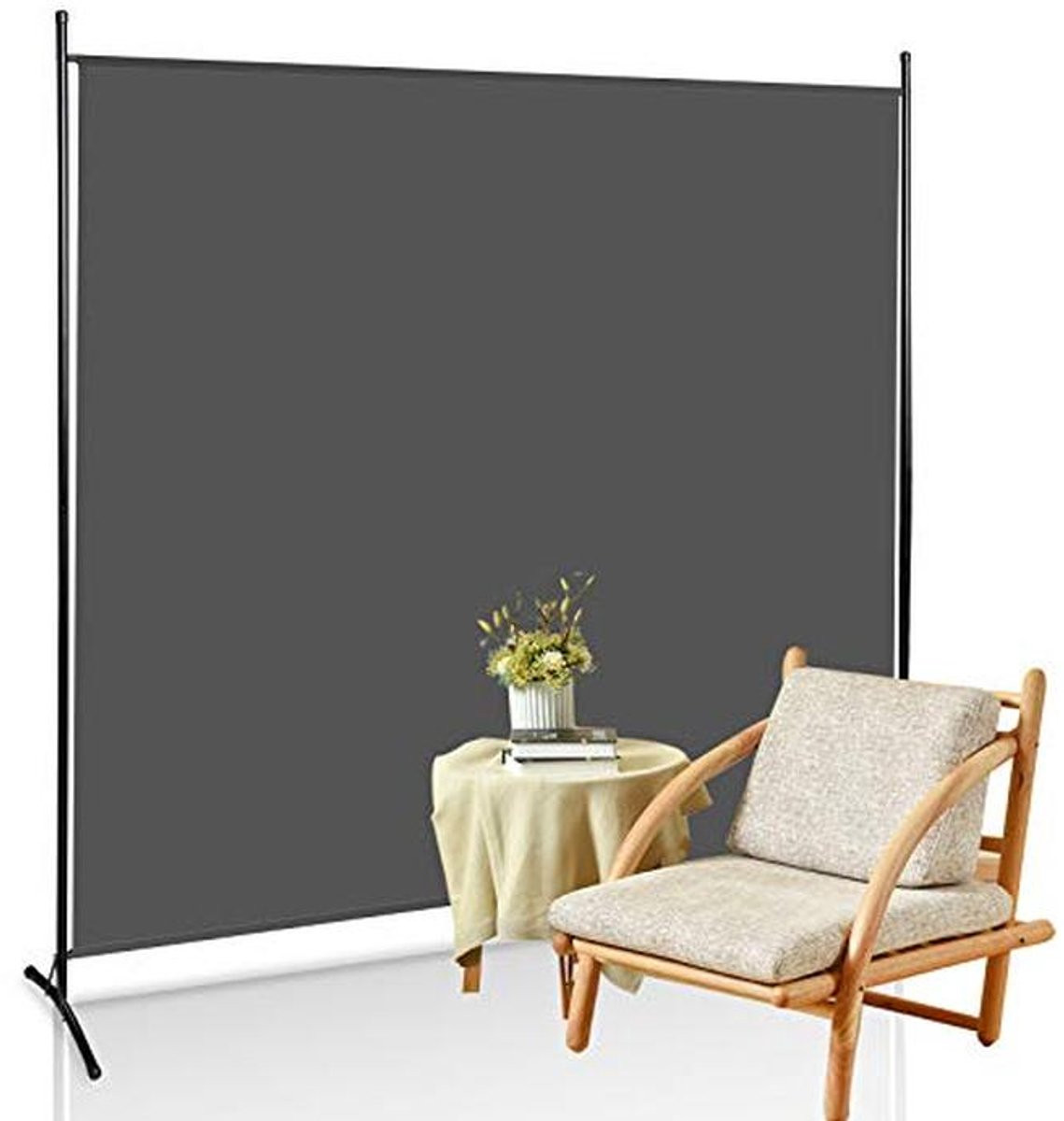 Privacy Screen Room Divider - Antraciet - 180 x 180 cm