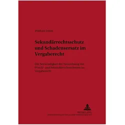 Sekundärrechtsschutz und Schadensersatz im Vergaberecht, Fachbücher von Wolfram Irmer