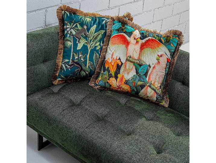 Dekokissen Parrots Life Multicolor 45 x 45cm Polyester