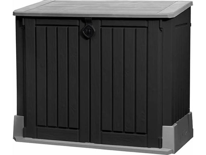 Coffre de jardin Itout midi gris clair noir - 845 L