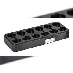 Duni LED-Ladestation 40 x 15,2 cm Schwarz, 1 Stk/Krt (1 x 1 Stk)