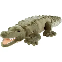 Wild Republic Plüsch Jumbo Krokodil Cuddlekin (91.40 cm)
