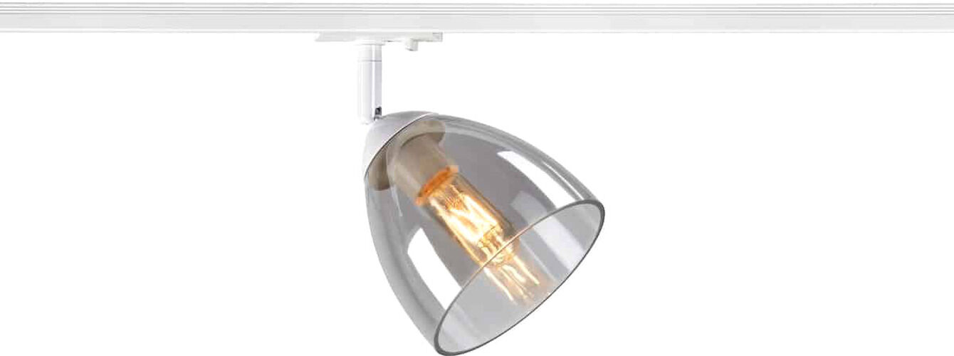 Slv Para Cone Gl Gu10, 1 Phasen Spot Weiß / Transparent - Leuchten Mit 1 Phasen Adapter