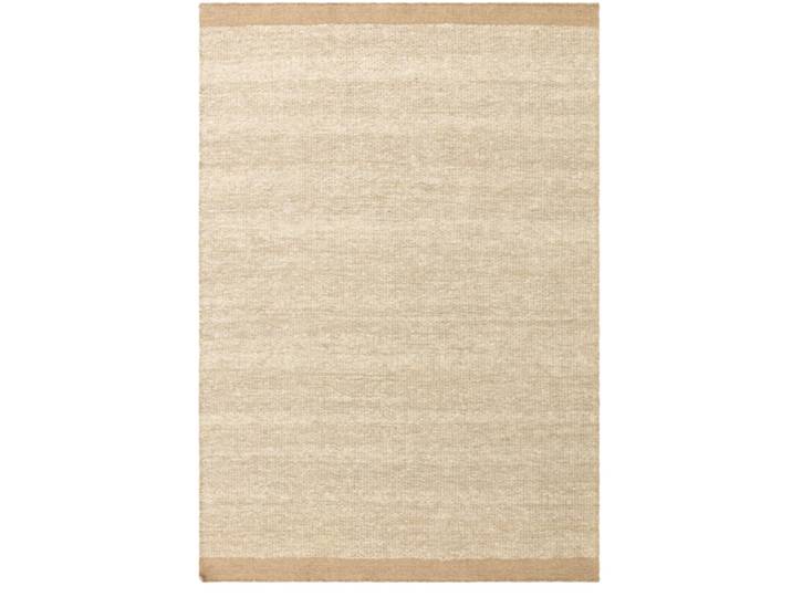Tapis de salon moderne pure laine beige 160x230 cm