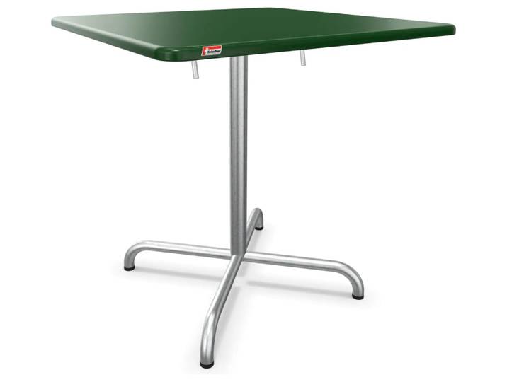 Tisch Davos Quadratisch von Schaffner / Farbe: Tannengrün / Grösse: 70 x 70 cm