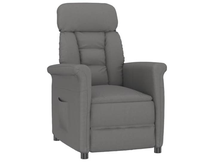 HEFZGDB Relaxsessel Dunkelgrau mit Verstellbarer Mehrpositionsrückenlehne und fleckresistenter Mikrofaser – Moderner Sessel für Wohnzimmer, Schlafzimmer oder Büro, ergonomische