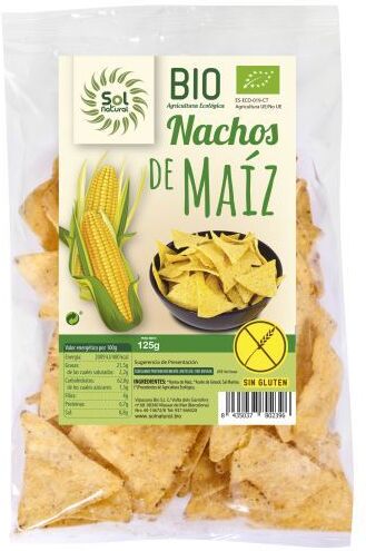 Sol Natural Nachos Natural Bio Gluten Free 125 gr 125 gr
