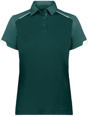 Russell Athletic R20DKX Women's Legend Polo Shirt in Dark Green size Small   Polyester