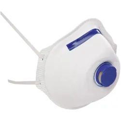 Ekastu Sekur, Atemschutzmaske, Feinstaubmaske mit Ventil FFP2 (FFP2, 12x)