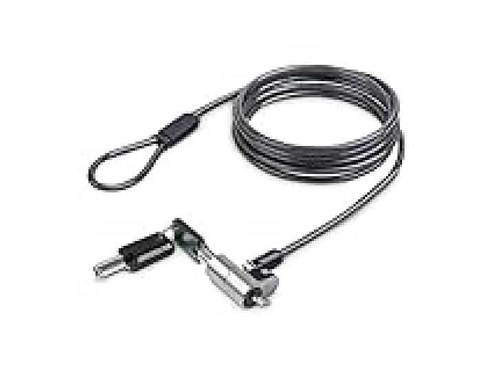 StarTech Câble Antivol à Clé pour PC Portable, 2m, Nano-Slot, Acier