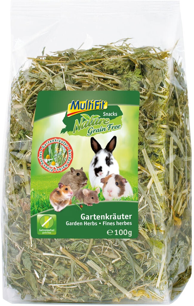 MultiFit Snack per Roditori Senza Cereali alle Erbe di Giardino 100G