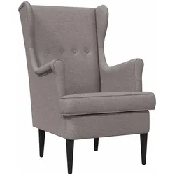vidaXL, Sessel, Sessel Taupe Stoff