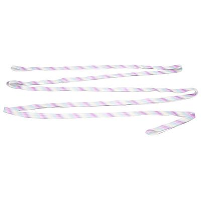 1 Stück leuchtendes, mehrfarbiges Springseil, 118,11 Zoll lang, elastisches Weitsprungseil für Fitness und Training, ideal für Familienfeiern und Workouts, Trainingsgeräte, leuchtendes Springseil,