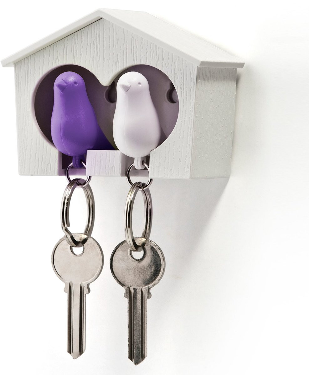 Qualy Sparrow Duo Sleutelhanger - Paars