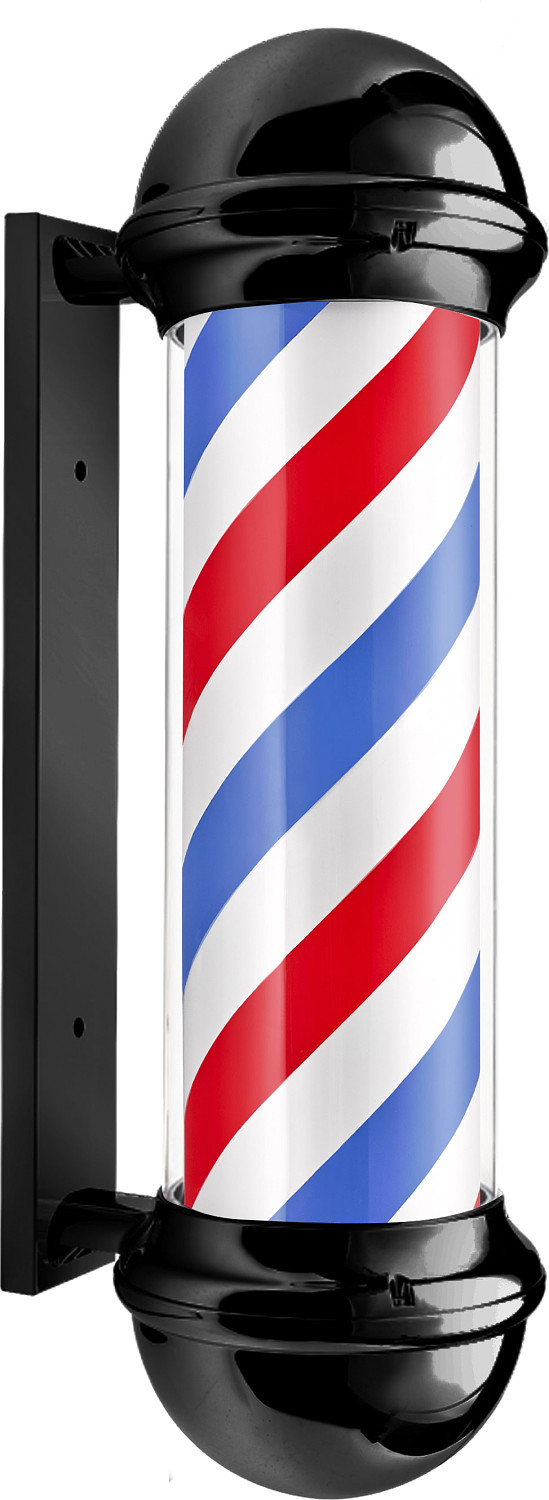 Barburys Barber Pole Black 70 cm SN-7760013