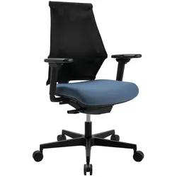 Sitness Drehstuhl X Back Stoff Schwarz