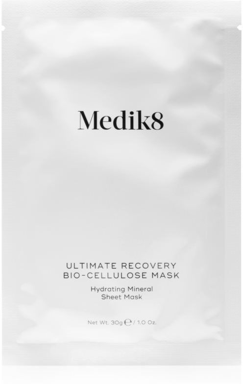 Medik8 Ultimate Recovery Bio-Cellulose Mask Zellschichtmaske mit feuchtigkeitsspendender und beruhigender Wirkung 6 St.