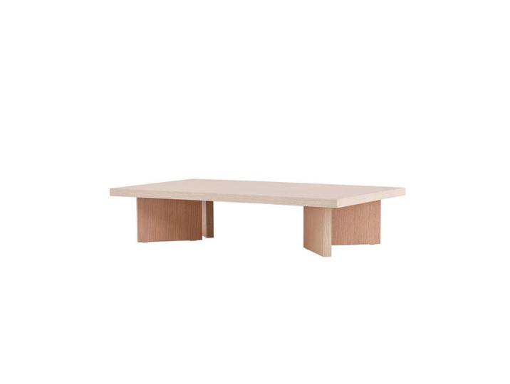 Furnlux Couchtisch Bassholmen Beige 80x140x30 cm, 80x30x140 cm, Wohnzimmer, Wohnzimmertische, Couchtische