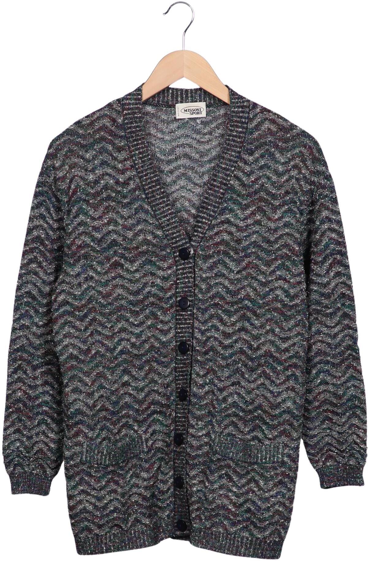 Missoni Damen Strickjacke, Mehrfarbig, Gr. EU 38 (IT 44), Wolle / Synthetik - Second Hand
