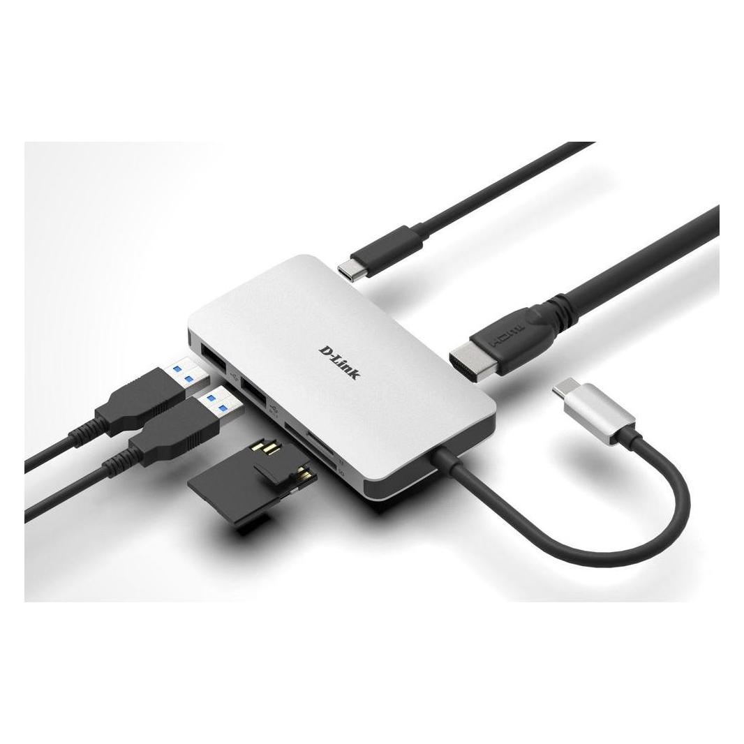 D-Link DUB-M610 (USB-C, 6 Ports) (DUB-M610)