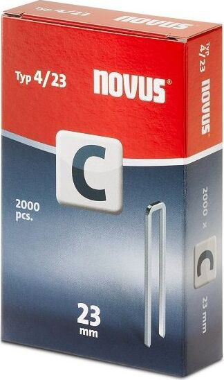 Novus Schmalrückenklemmer C4/23, 2000 stuks