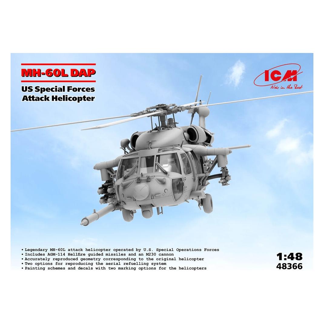 ICM MH-60L DAP, US Special Forces Attack Helicopter (48366)