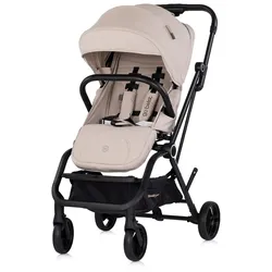 Chipolino Kinderwagen Go Twist Sitz drehbar PU-Reifen klappbar Federung Korb beige