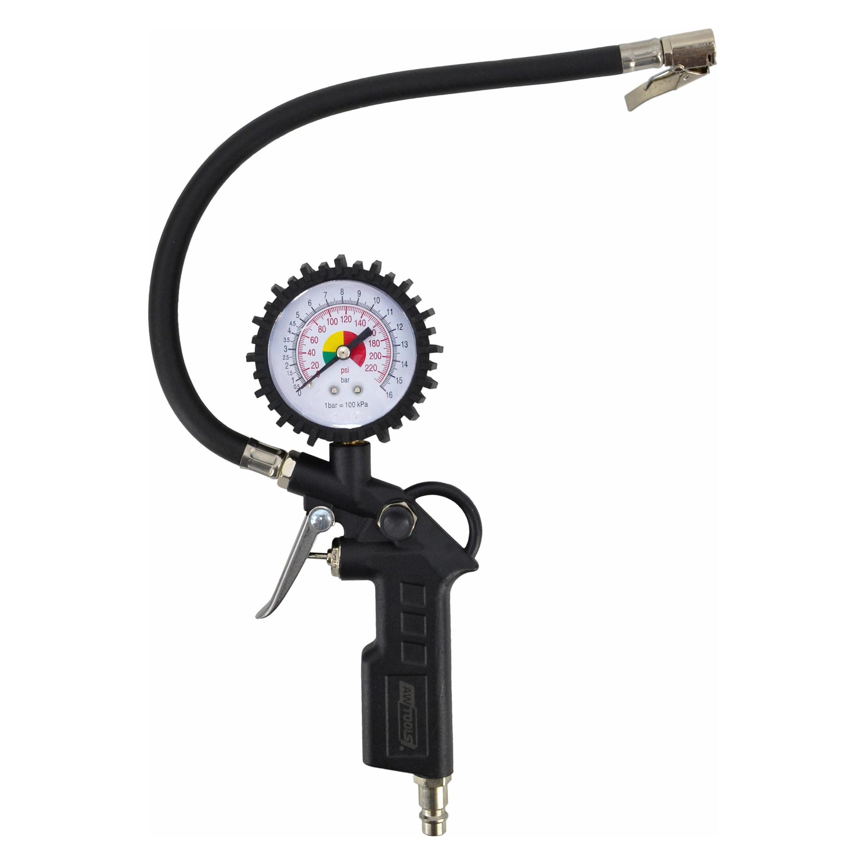 Awtools Pistolet Do Pompowania Kół Z Manometrem / Ty-10 (35614422)