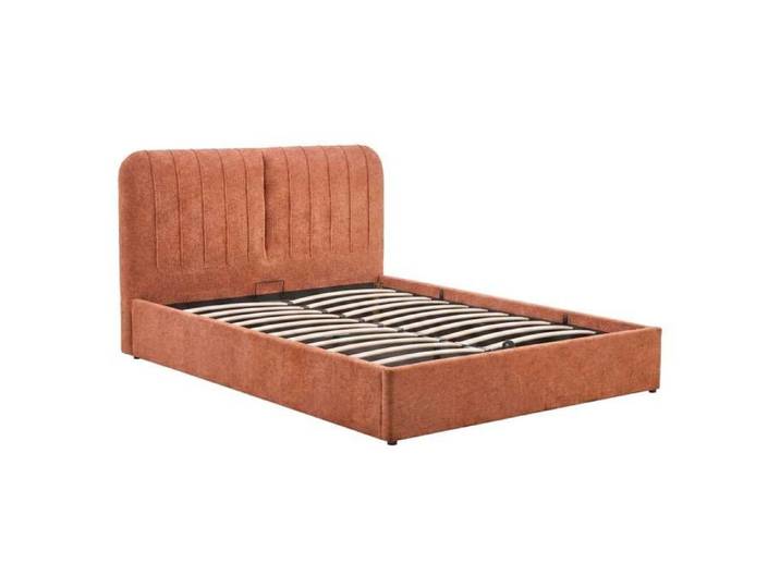 Lit coffre Cala rectangulaire 160x200cm terracotta
