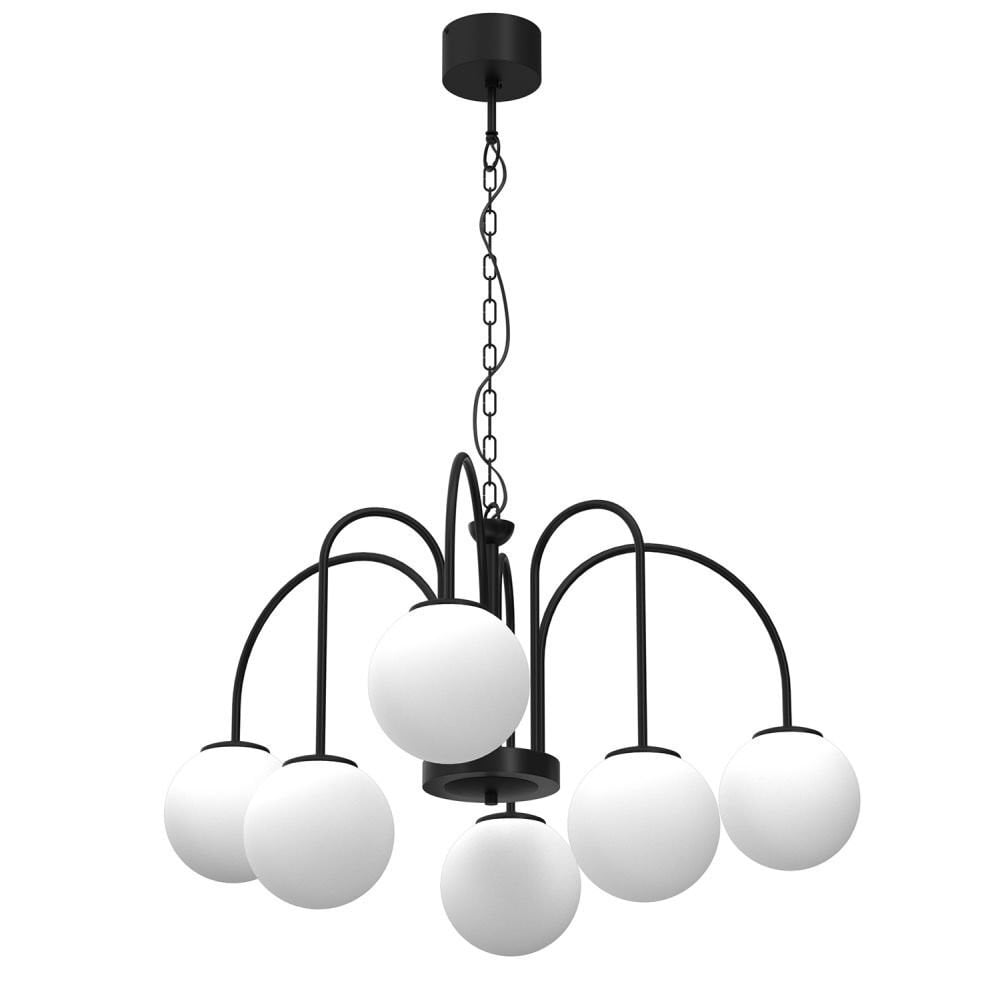 Luminex hanglamp Berlijn, zwart, metaal