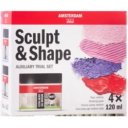 Talens, Modelliermasse, Modellier- und Formset Amsterdam 4x120ml
