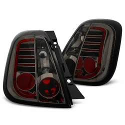 LED-Rückleuchten passend für Fiat 500 2007–2015 | Smoke