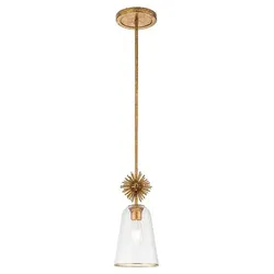 Elstead Elstead Lighting Staring Pendelleuchte Goldfarben STARING-MP-DG-CLEAR STARING-MP-DG-CLEAR