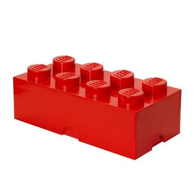 LEGO® Aufbewahrungsstein 8 Noppen Rot