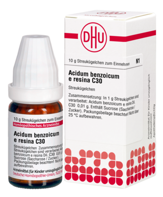 DHU-Arzneimittel GmbH & Co. KG ACIDUM BENZOICUM E Resina C 30 Globuli 10 g 07156685