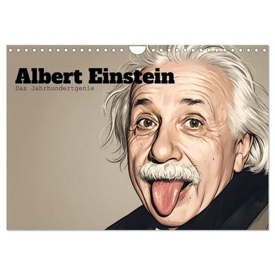 Albert Einstein – Das Jahrhundertgenie (Wandkalender 2027 DIN A4 quer), CALVENDO Monatskalender