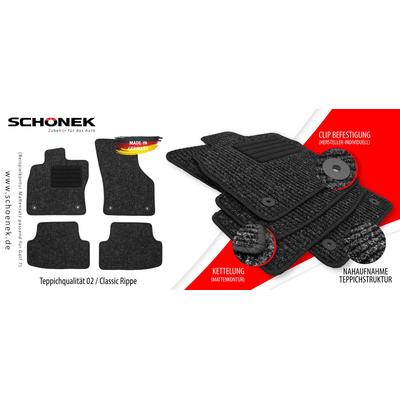 SCHOENEK Fußmattensatz 2.61531.4