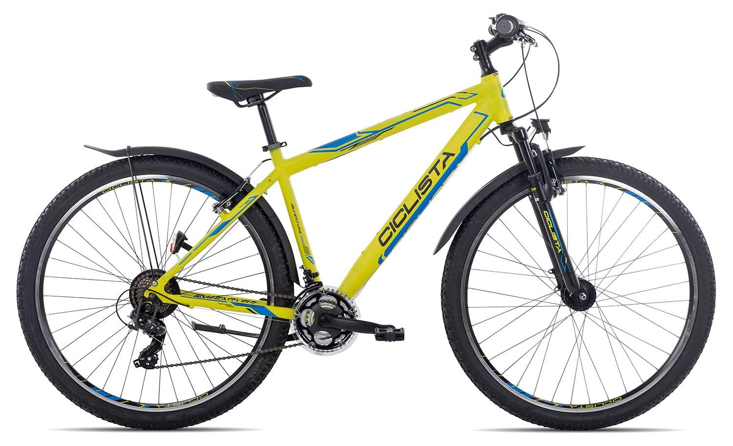 Ciclista Adventure sportliches Jugend-All-Terrain-Bike 29 Zoll Gelb 48 cm