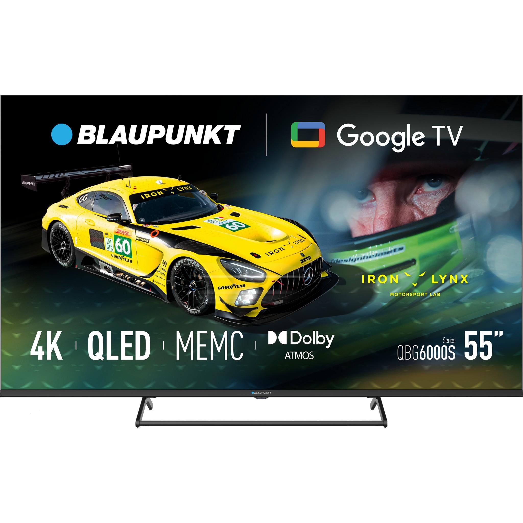 Fernseher Blaupunkt 55QBG6000S, 55 Zoll, QLED, 4K UHD, Google TV, Dolby Vision, Atmos