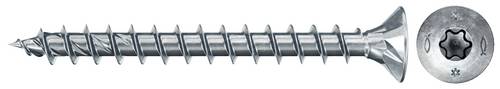 Fischer 670078 Power-Fast II Spanplattenschraube 3.5 mm 40 mm T-Profil Stahl galvanisch verzinkt 200 St.